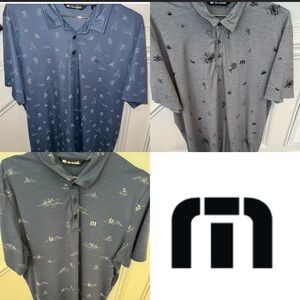 3 Travis Mathew Polos - size XXL